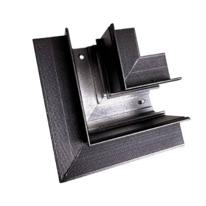 Magnetic Track — Horizontal Corner Connector · 90°