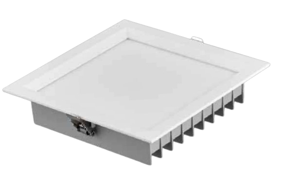 HANSO — 30W Square Downlight · 3CCT 3K/4K/6.5K · IP44 · Driver incl.