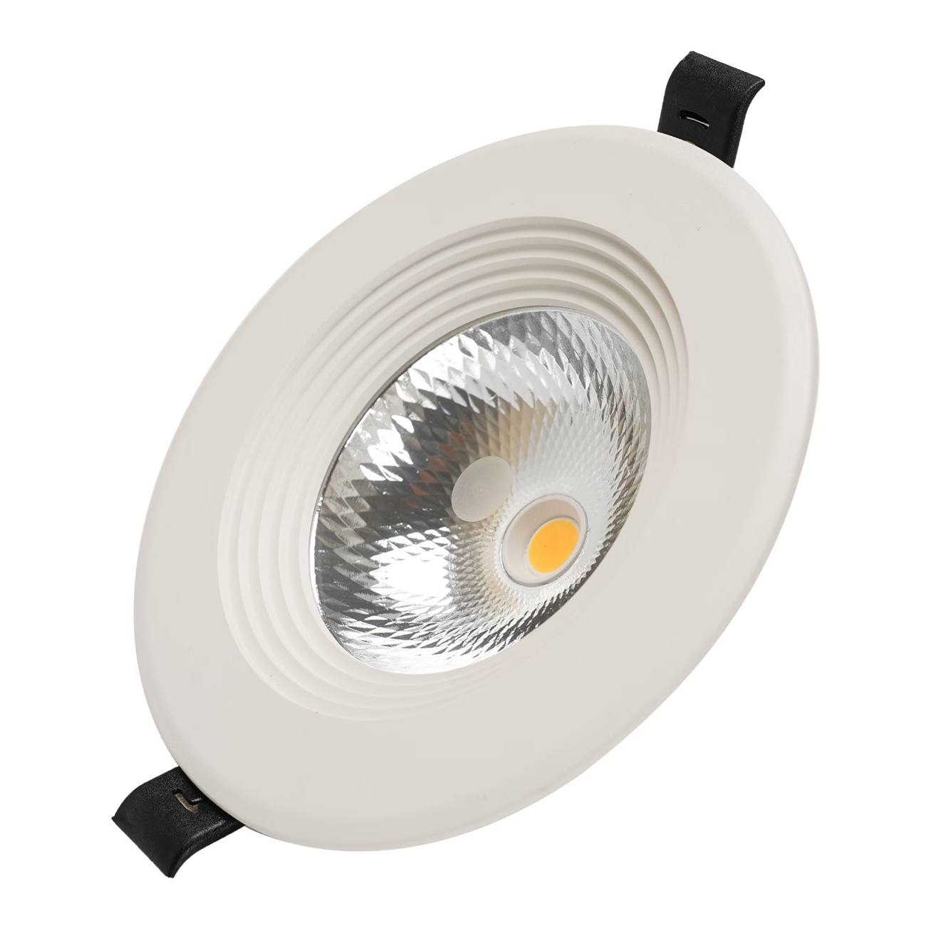 RADIANCE — 12W Recessed COB Downlight · 3000K · 36° · White