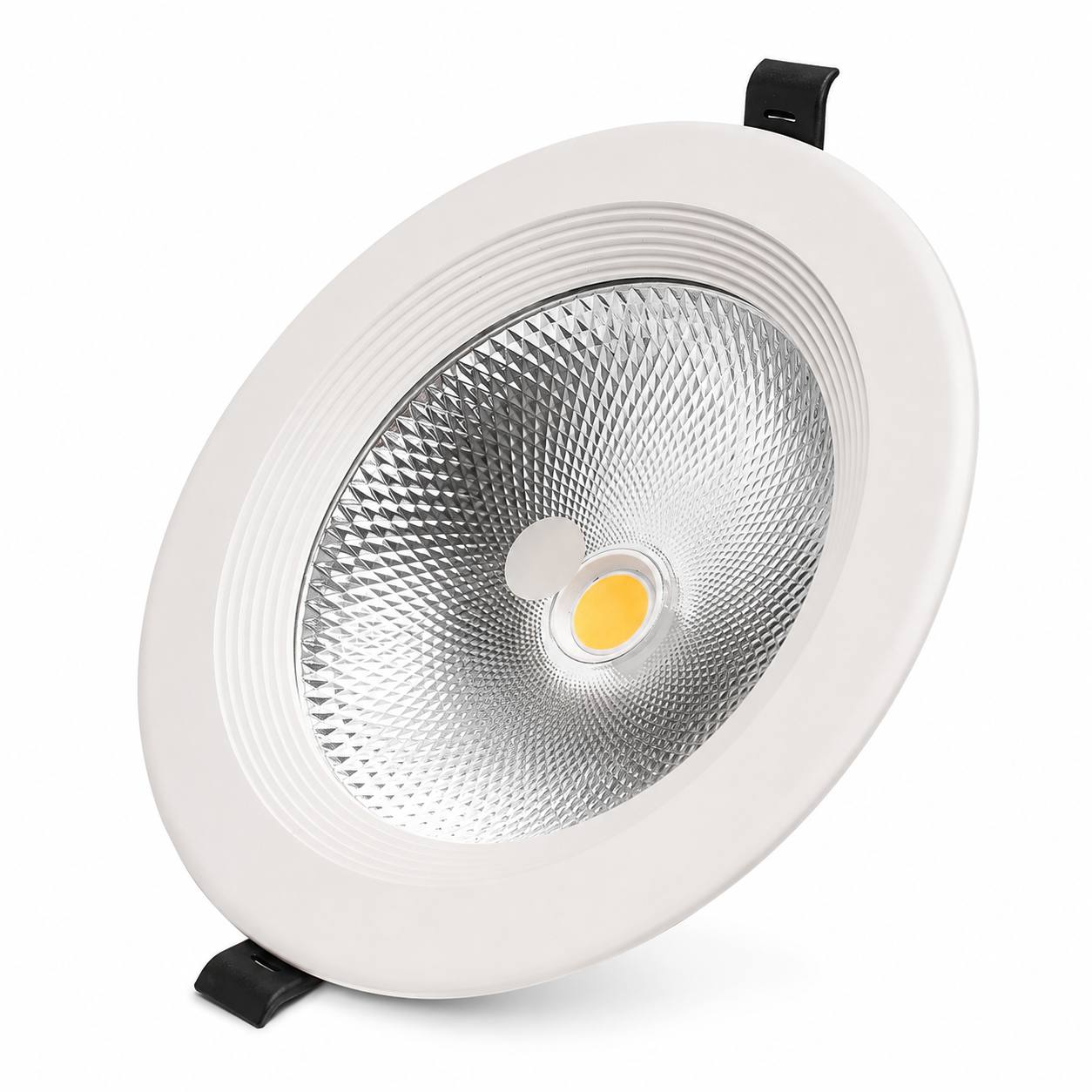 RADIANCE — 15W Recessed COB Downlight · 3000K · 60° · White