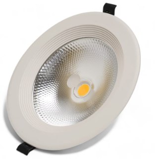 RADIANCE — 30W Recessed COB Downlight · 6000K · 100° · White