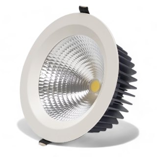 RADIANCE — 60W Recessed COB Downlight · 6500K · 60° · White