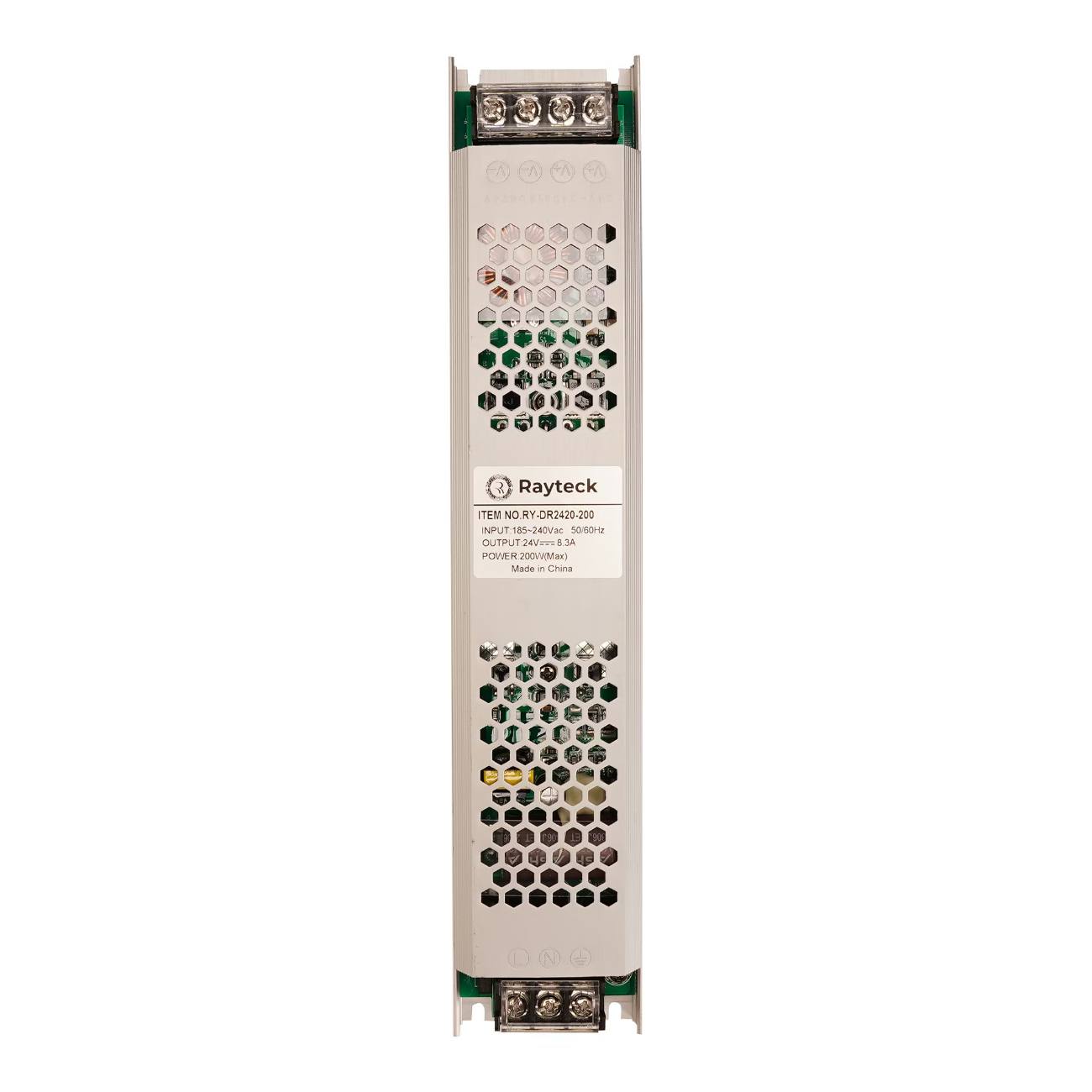 LED Driver — 24V · 200W · IP20 · 275×53×21 · 2yr