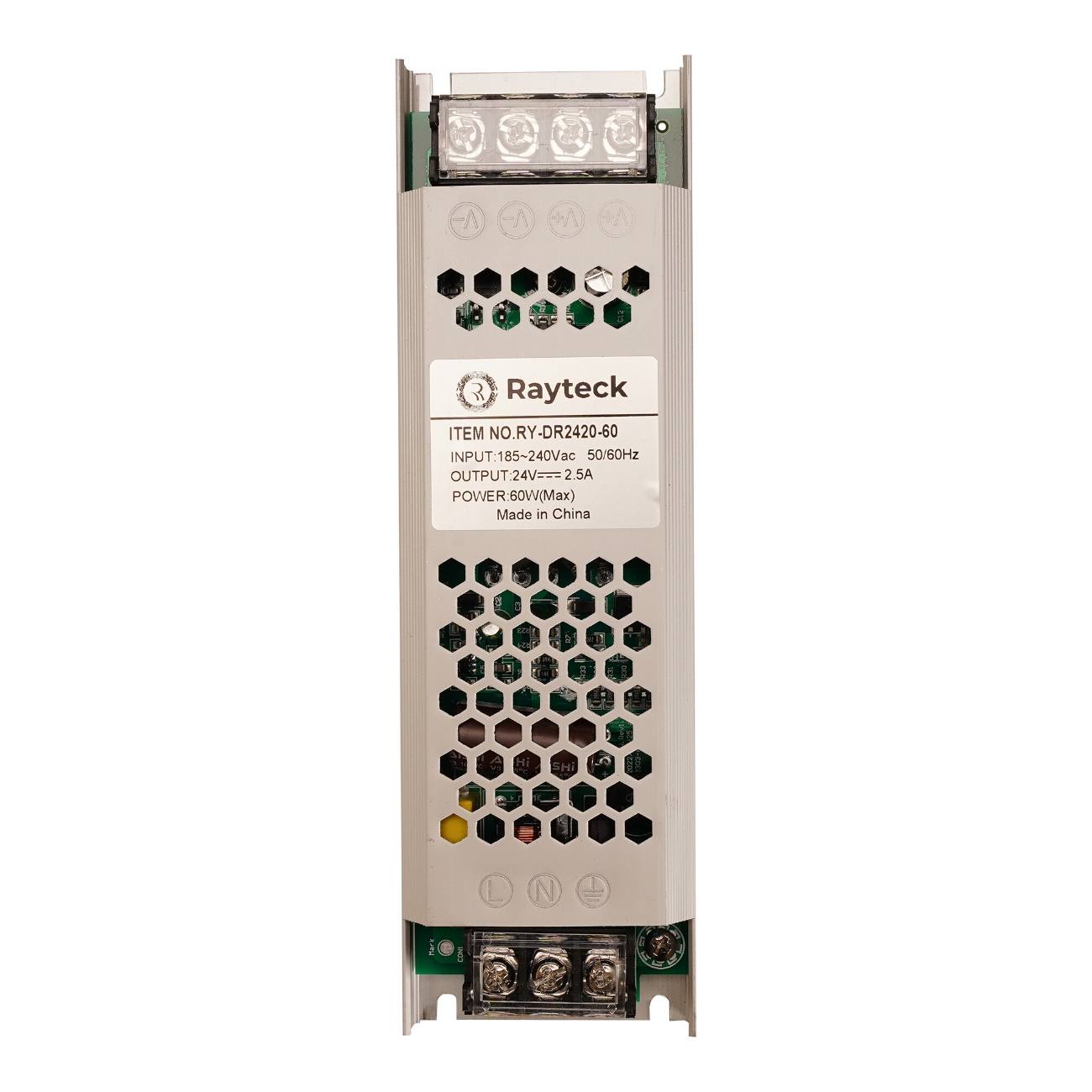 LED Driver — 24V · 60W · IP20 · 173×53×21 · 2yr
