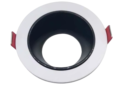 CIRCA 2 Anti-Glare Frame · White / Black Reflector · Ø90 · Cut-Out Ø75