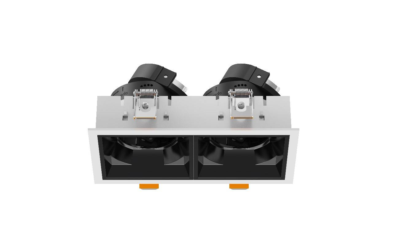 ELITA R Double Anti-Glare Frame · White / Matt Black · 164×89×72