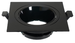 EliteEdge Anti-Glare Square Frame · Black · 92×92 · Single