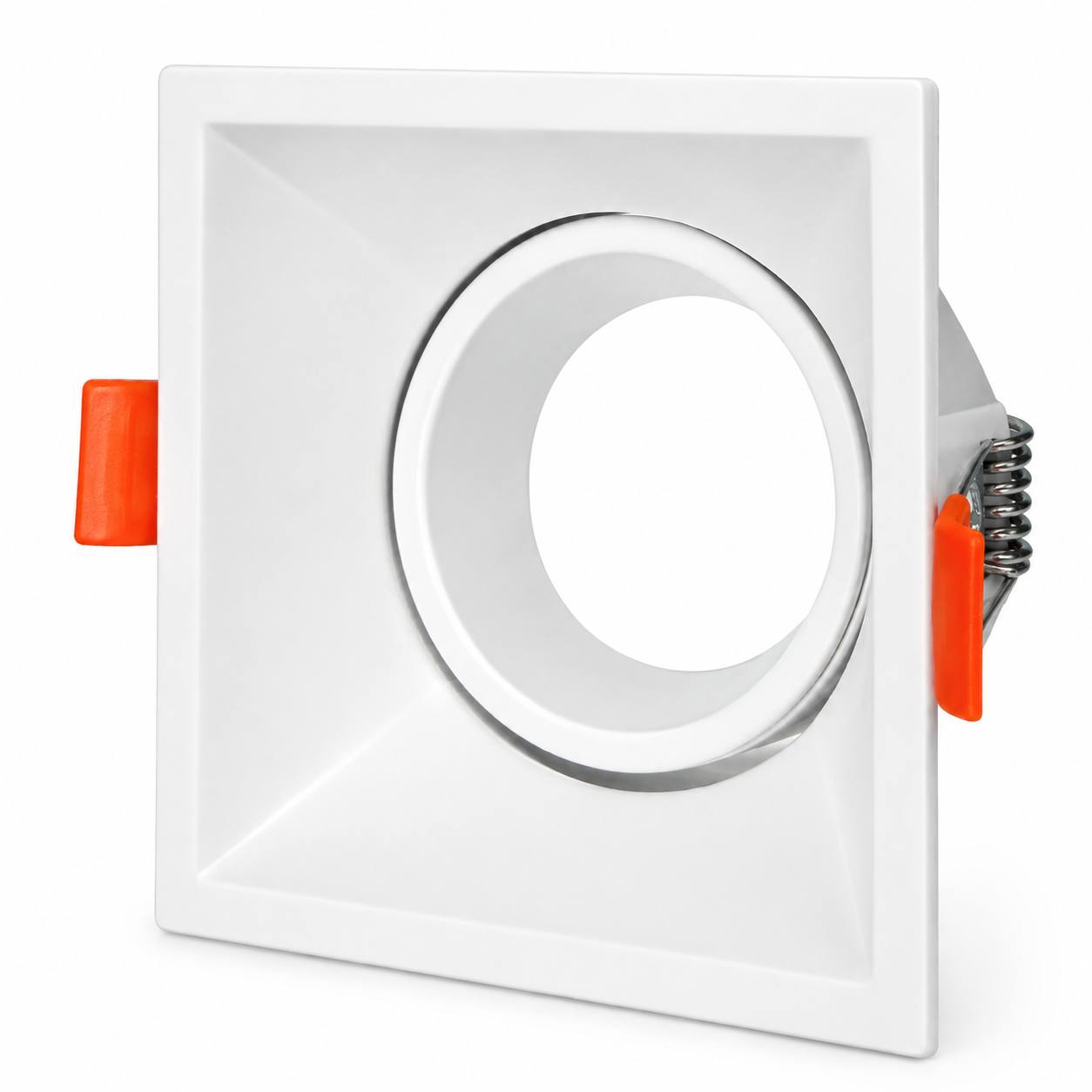 EliteEdge 2 Single Square Frame · White · 90×90 · Cut-Out 80×80