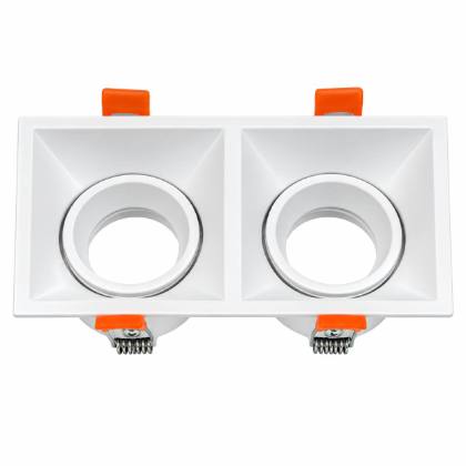 EliteEdge 2 Double Square Frame · White · 173×90 · Cut-Out 80×163