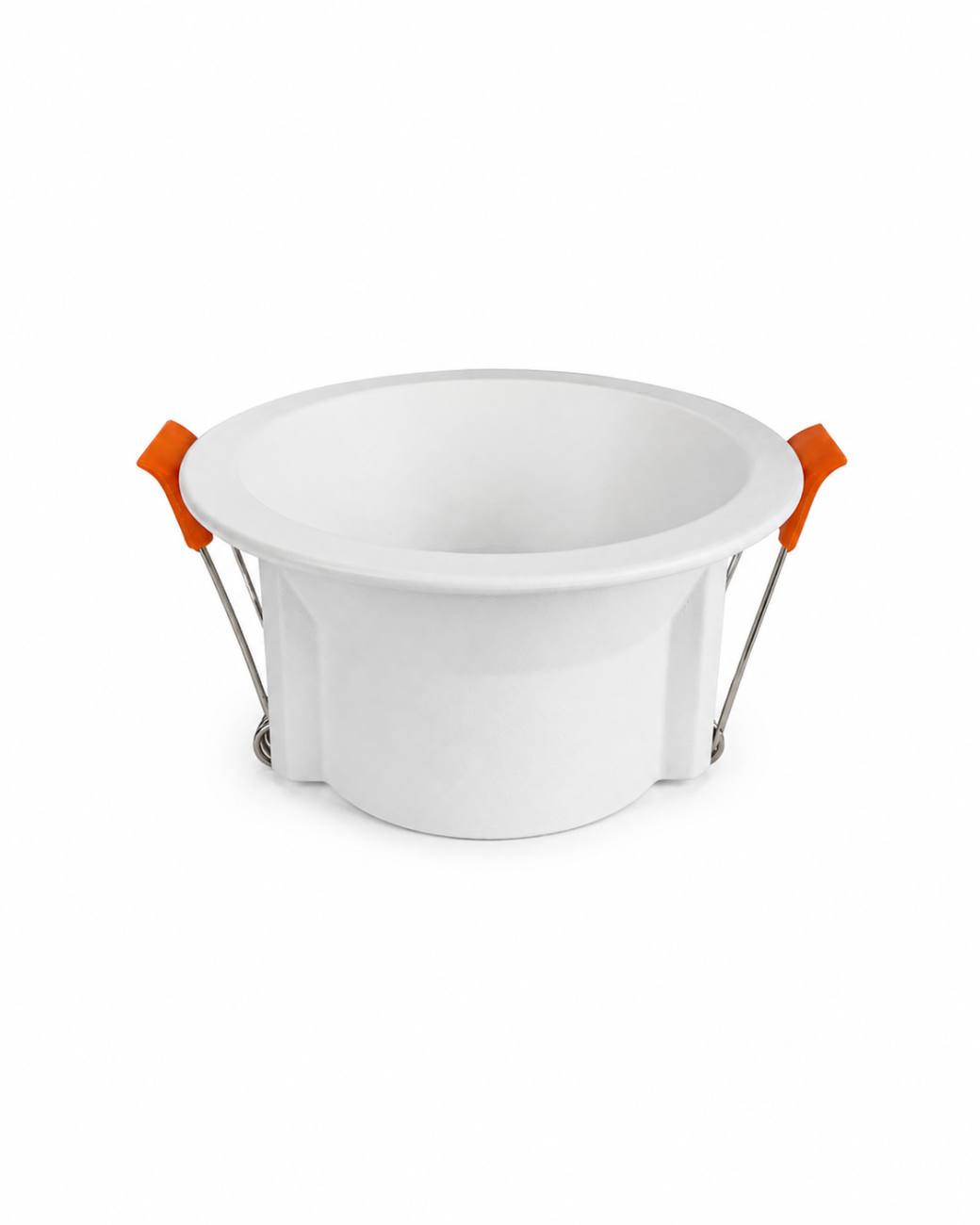 FAM Round Frame · White · 83×43 · Cut-Out 70 · Die-Cast Al