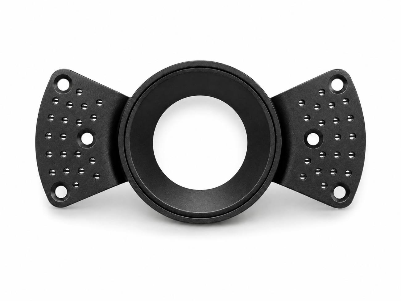 SMOOTH Trimless Frame · Black · Ø62 · Cut-Out Ø65 · Plaster-In