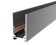 Magnetic Surface Track Rail · Black · 3M · 48V · Al+Copper