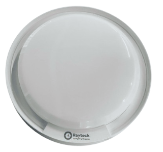 Circular Bulkhead · 24W · 6500K · IP65 · White PC · 280×62