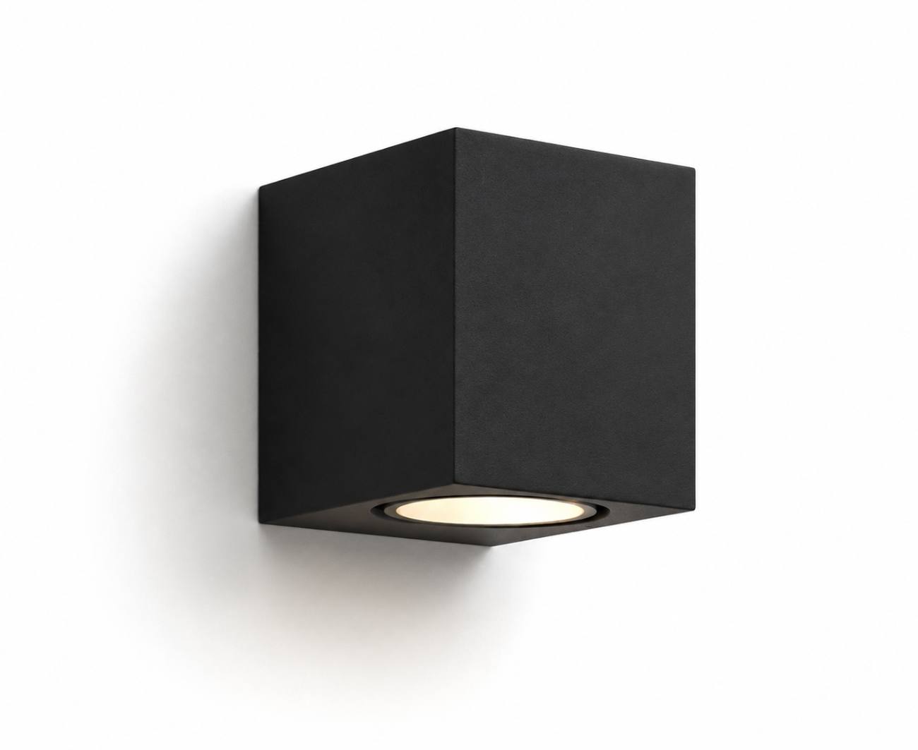 ECLIPSE S Wall Light · GU10 · IP54 · Black · 80×75×65 · Die-Cast
