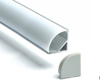 1616S Aluminum Profile · 15.5×15.15×2000 · Corner · PC cover · clips+caps