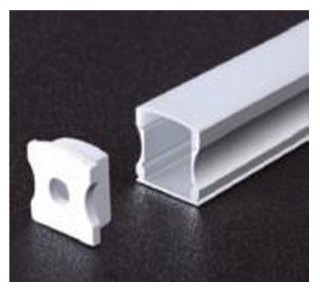 1707S Aluminum Profile · 2M · Surface · PC cover · clips+caps