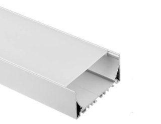 5020S Aluminum Profile · 50×20×3000 · Surface · PC cover · clips+caps