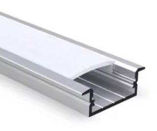 5035R Aluminum Profile · 34.7×64×3000 · Recessed · PC cover · clips+caps