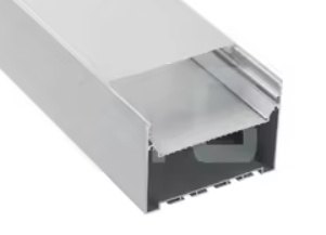 5050S Aluminum Profile · 50×50×2000 · Surface · PC cover · clips+caps