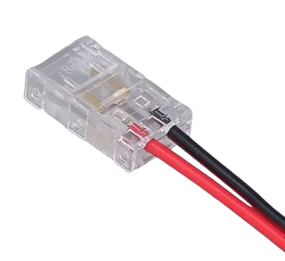 Front connector — COB IP20 · 8mm · 10cm cable