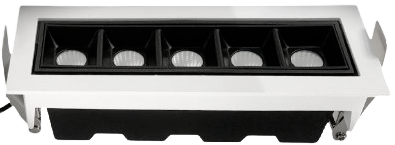 ALINA — 10W Adjustable Spotlight · 4000K · 30° · Black Reflector · CRI90