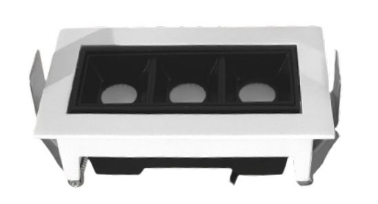 ALINA — 6W Adjustable Spotlight · 4000K · 30° · Black Reflector · CRI90