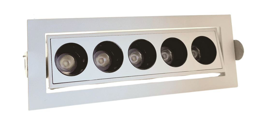 ALINA 2 — 10W Adjustable Spotlight · 4000K · 24° · White Reflector · CRI90