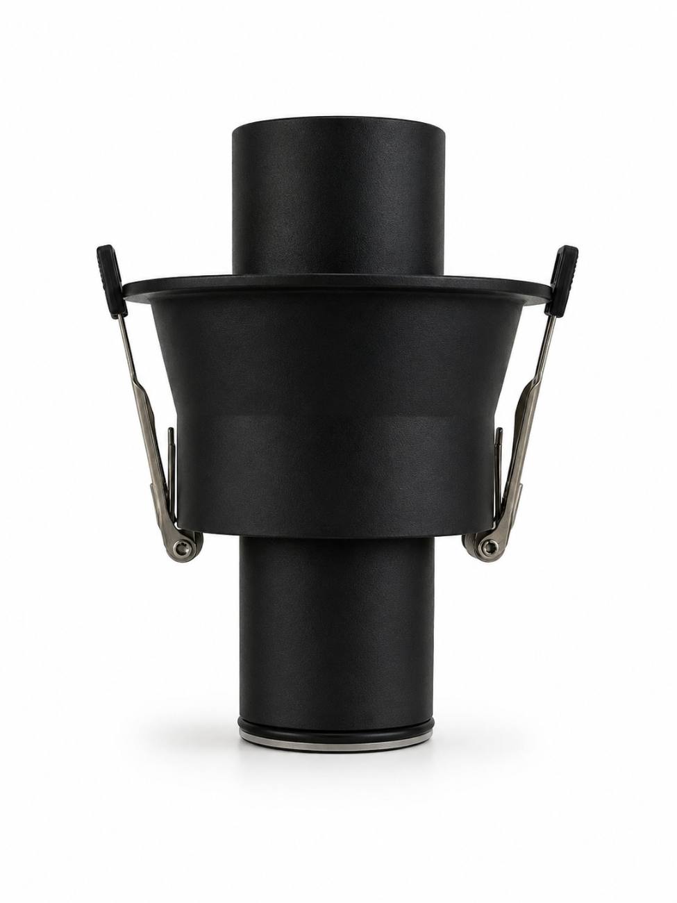 Rayteck BABOS — Spotlight, 10W, 3000k, CRI90, 12° beam, Black, 40x 115 mm, cut-out 75 mm, 220-240V