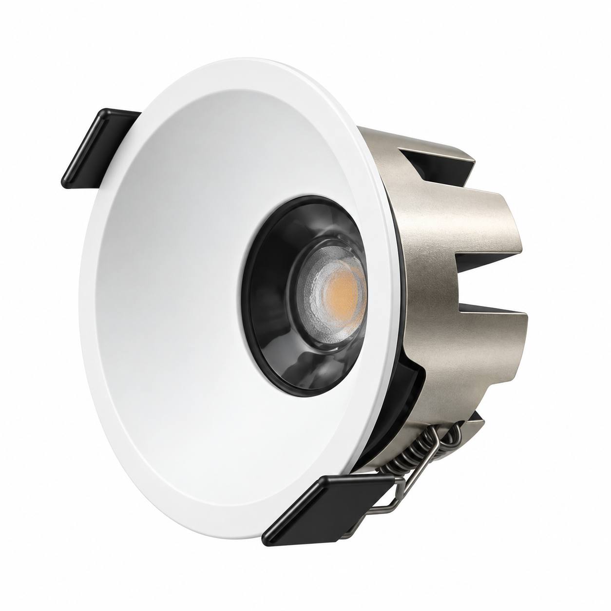 Dome 2 — 10W Recessed Spotlight · 3000K · White Powder-Coated · CRI90