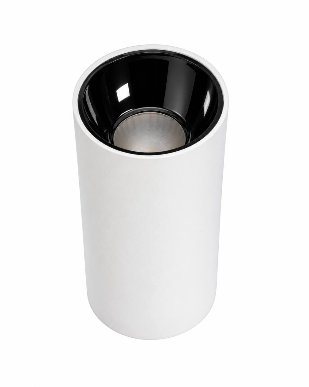 MURA — 12W Cylindrical Surface Spotlight · 3000K · White/Black · 36°
