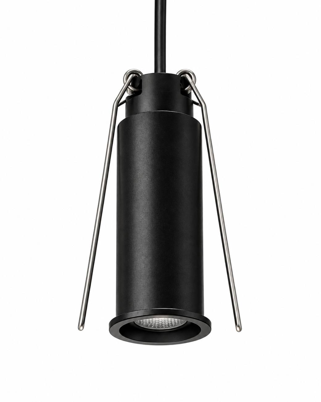 Spark — 3W Recessed Spotlight · 3000K · Black Matt · 8° Narrow · CRI90
