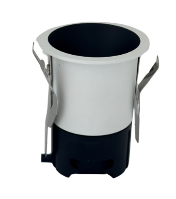 Spark — 5W Recessed Spotlight · 3000K · White Trim / Black Reflector