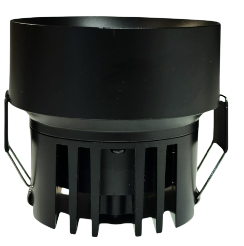 UNIQUE — 10W Recessed Spotlight · 3000K · Black Matt · Die-Cast Al