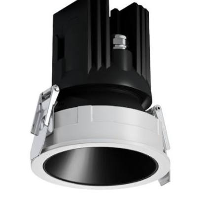 Rayteck Vosso — Spotlight, 12W, 1800-4000K, CRI95+, 36° beam, IP65, White, 85 * 100, cut-out 75 mm, 600lm, DALI DT8, 50000hrs