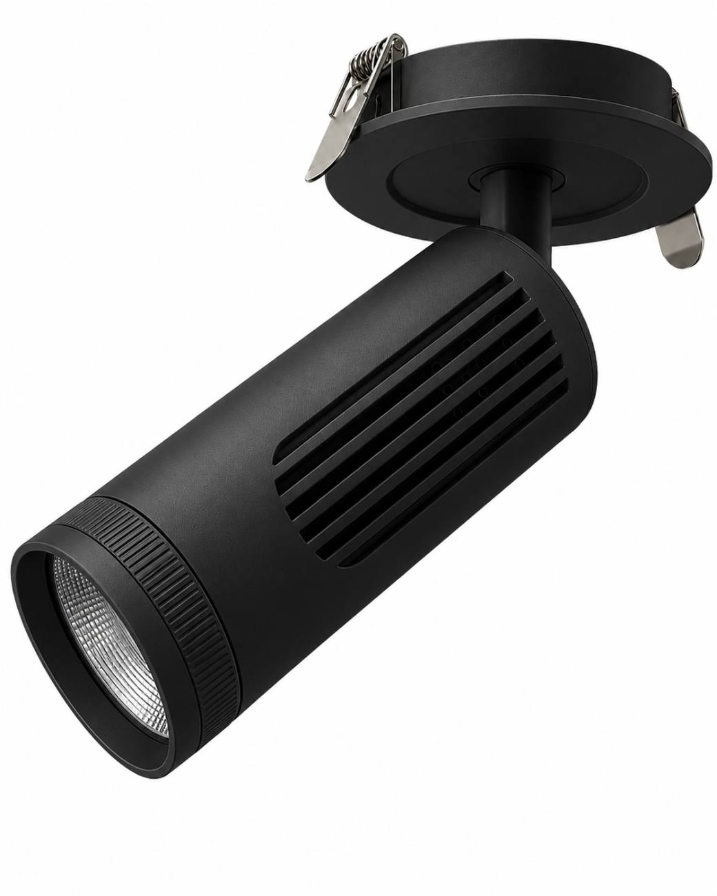 ZOOMI Recessed Adjustable Spotlight · 15W · 3000K · Black · Zoom 15–55° · CREE