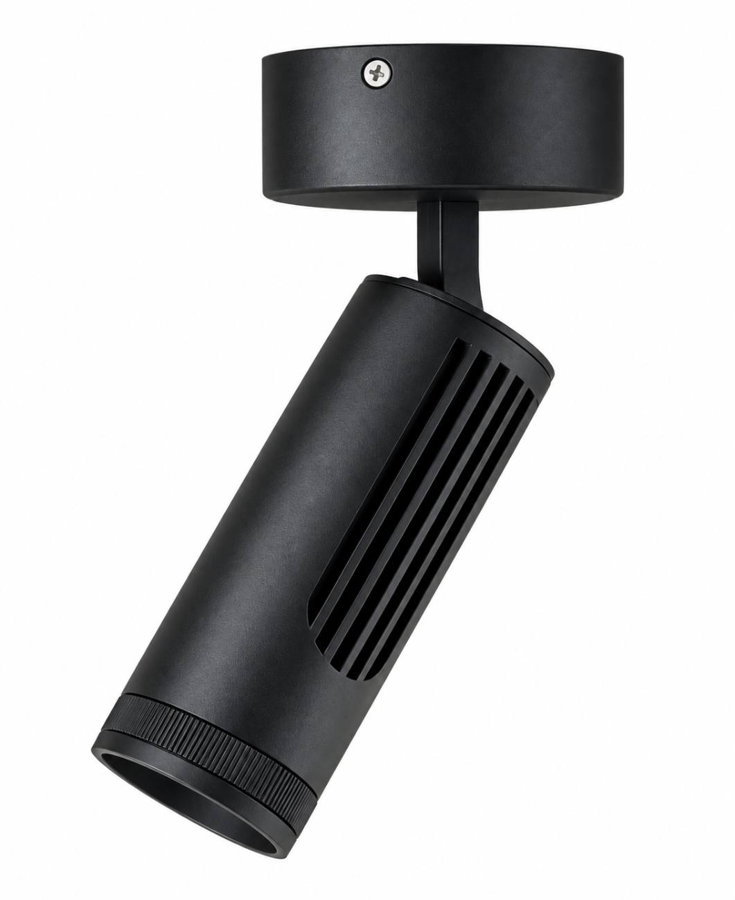 ZOOMI Surface Adjustable Spotlight · 15W · 3000K · Black · Zoom 15–55° · CREE
