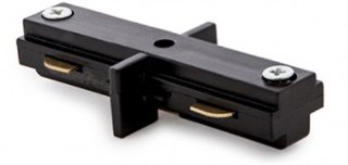 220V Track I-Connector · Black · straight join